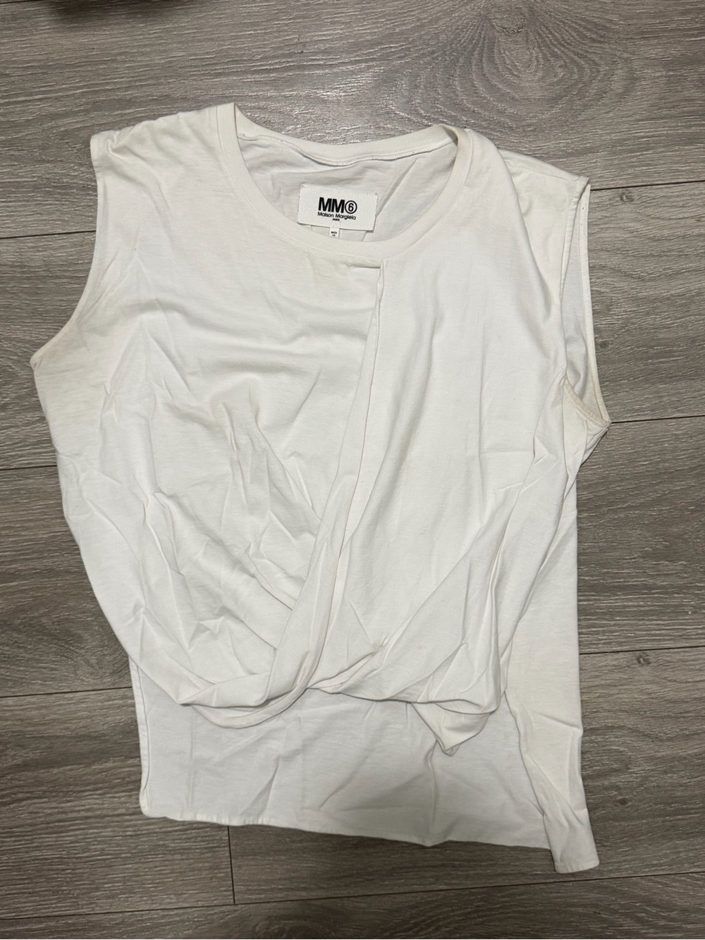 MM6 Maison Margiela Asymmetrical Tank Top